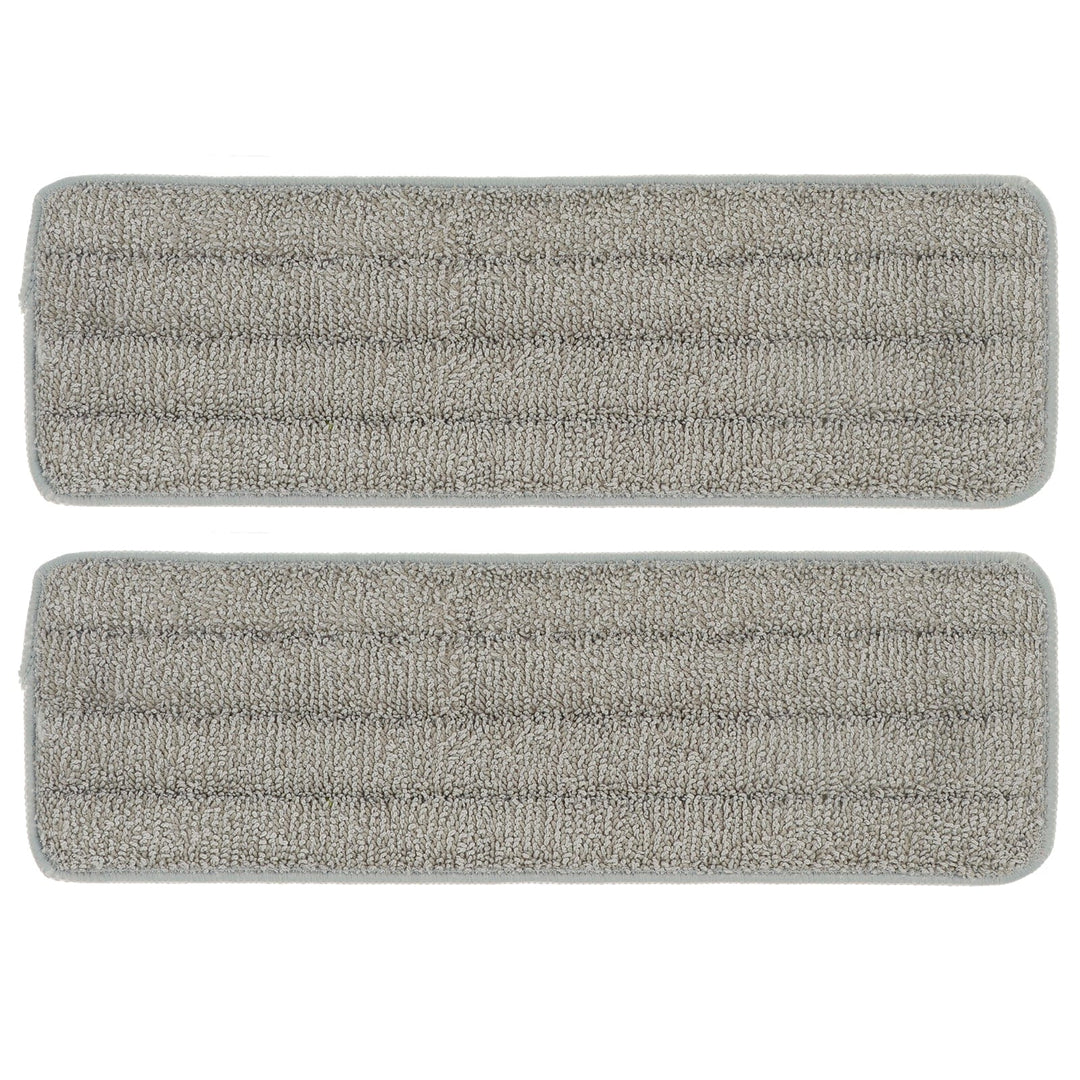 2 grey microfibre replacement mop heads for the Mud Mummy Spray Mop