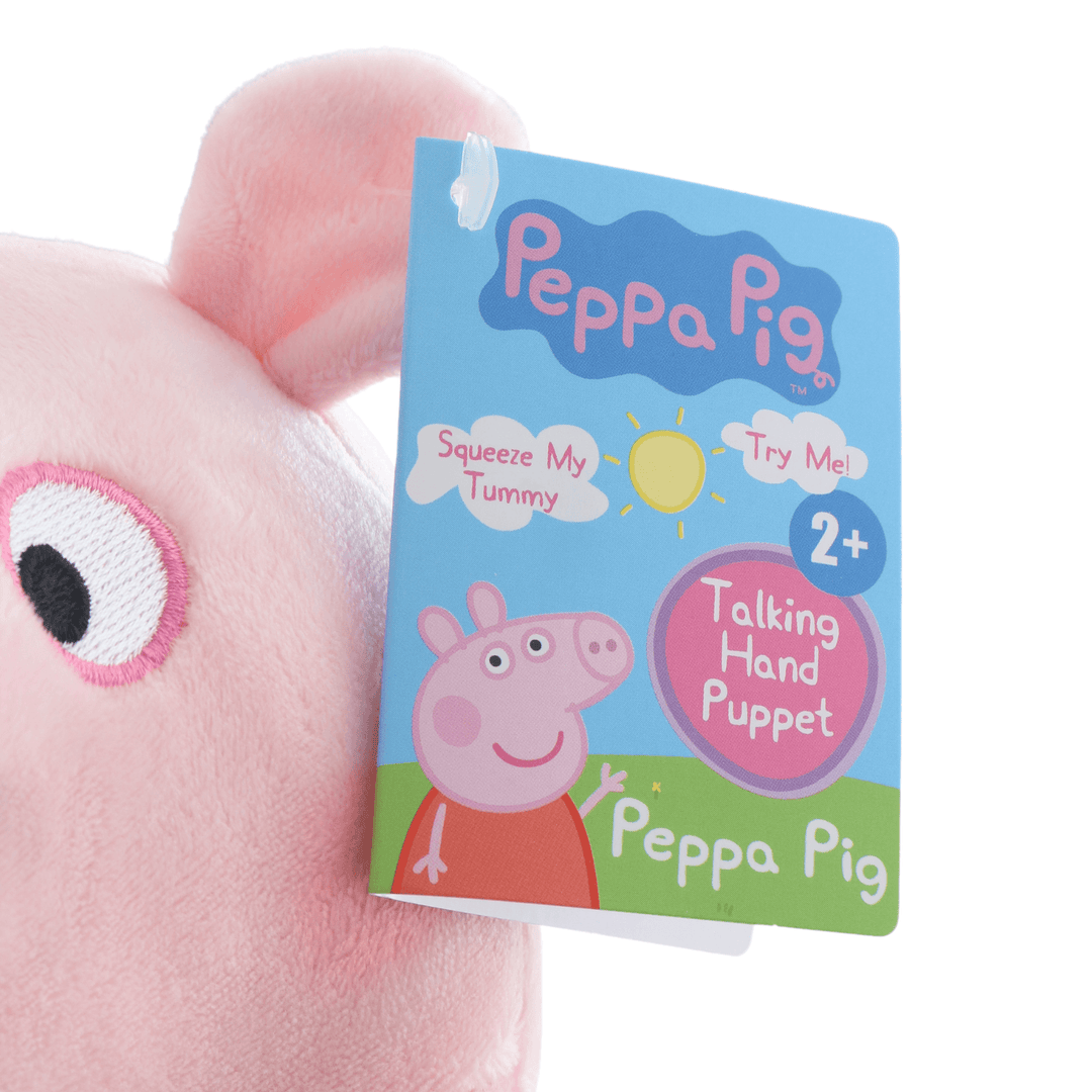 Peppa Pig Talking Hand Puppet Sounds Plush Soft Toy 30cm 2+