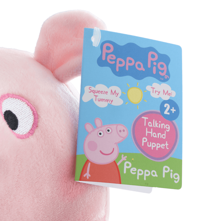 Peppa Pig Talking Hand Puppet Sounds Plush Soft Toy 30cm 2+