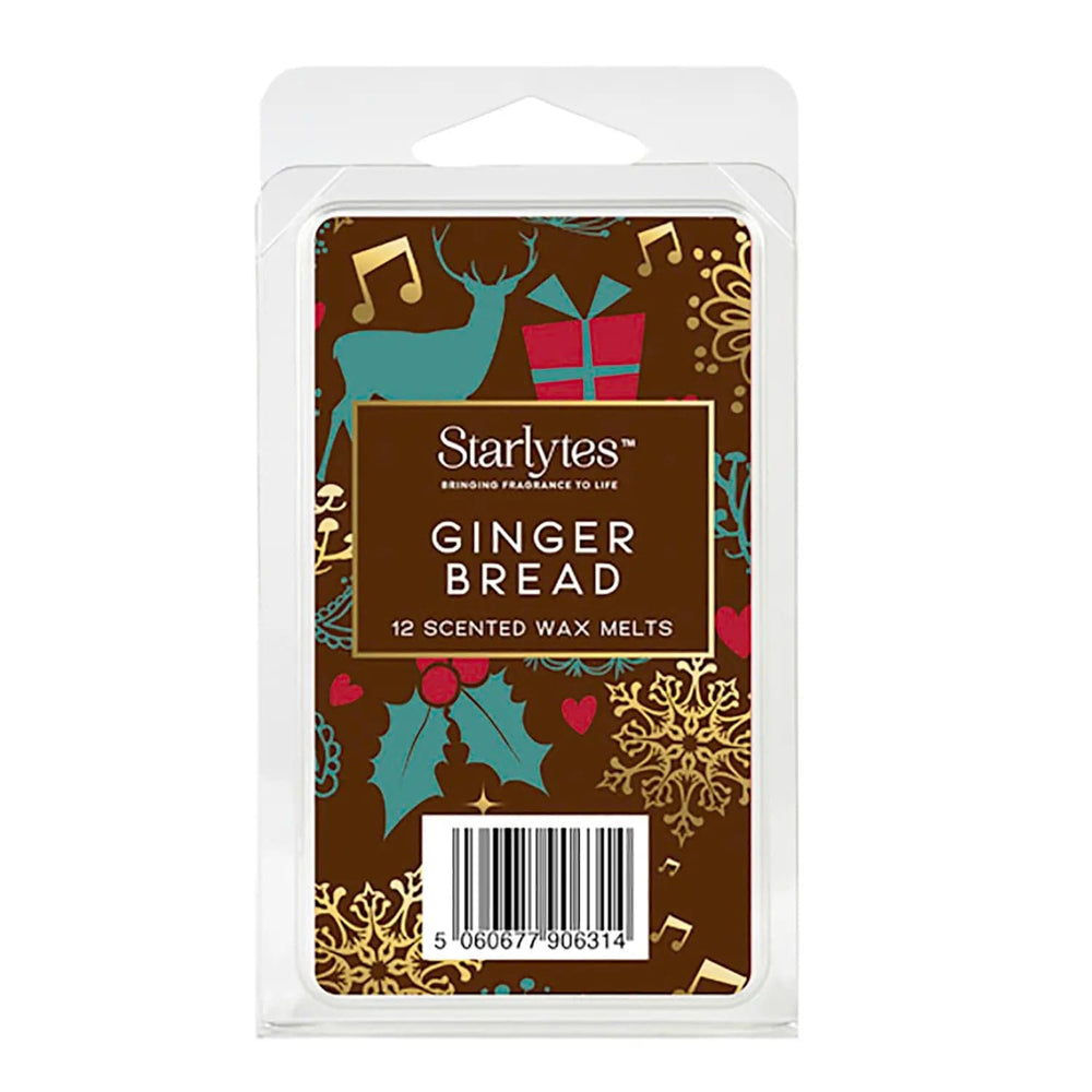 Starlytes pack of 12 Ginger Bread scented wax melts