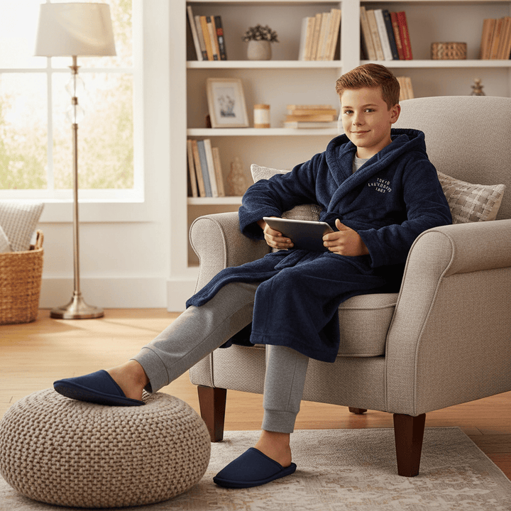 Boys Soft Fleece Dressing Gown Tokyo Laundry Anders