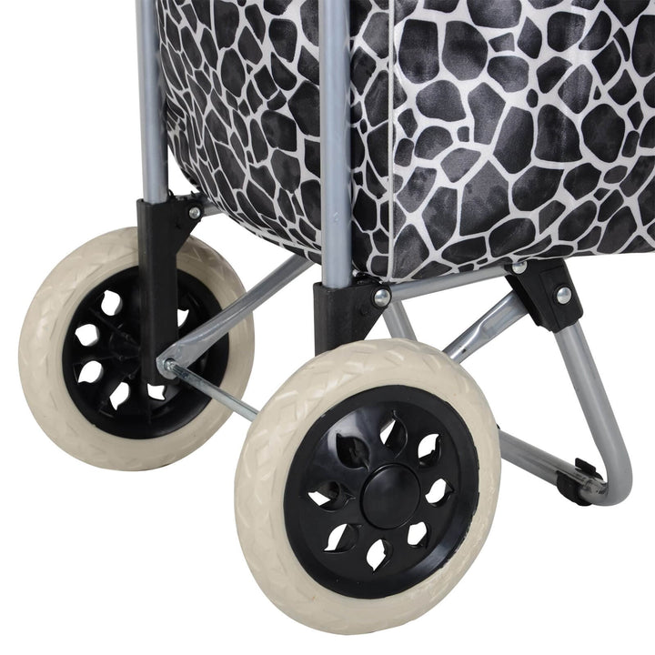 Set of 4 x 16cm Replacement Trolley Wheels Shopping Cart Luggage