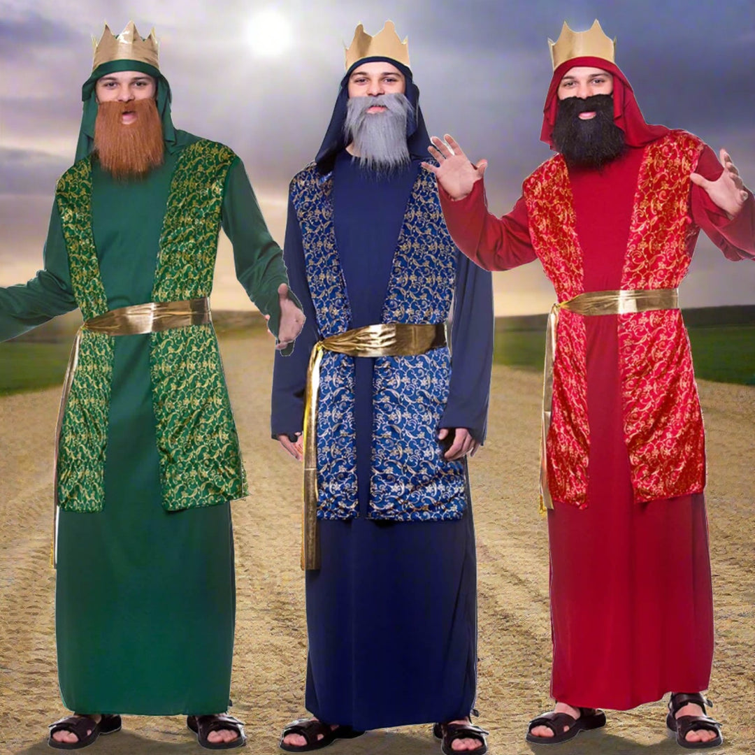 Three Wise Men en-route to the holy land