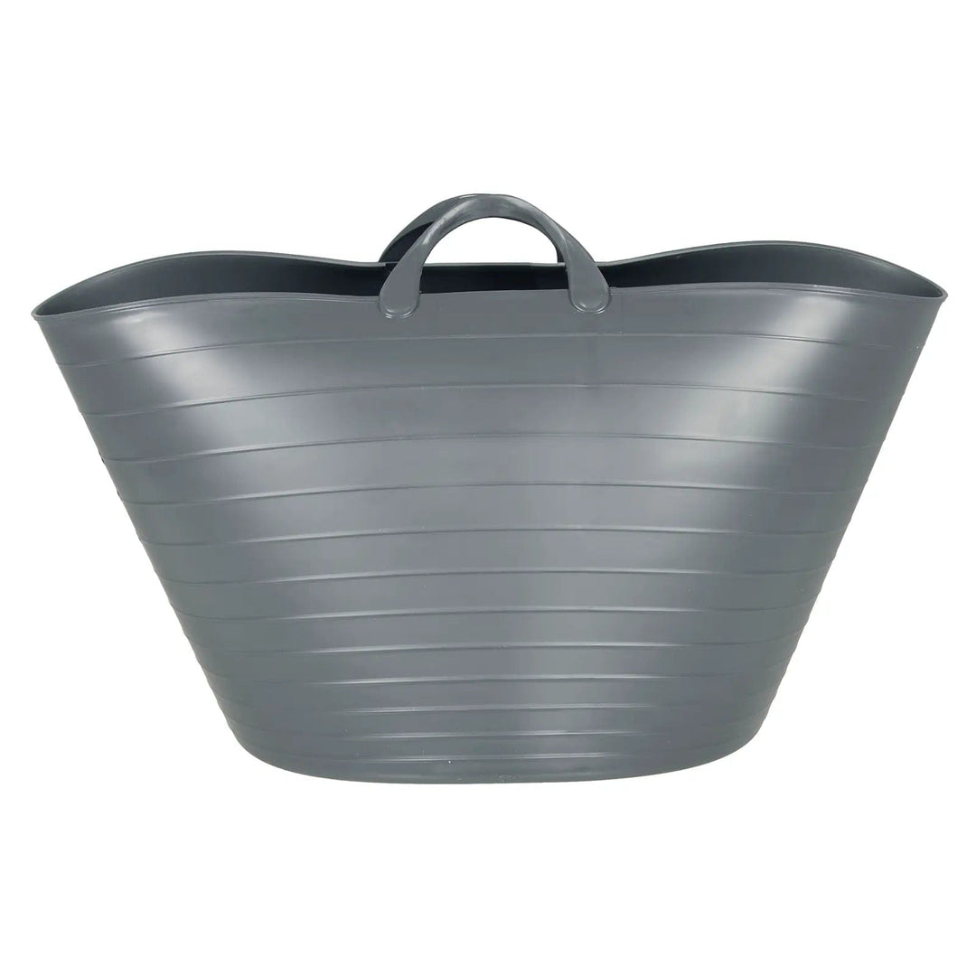 Grey flexible tub with handles together to carry