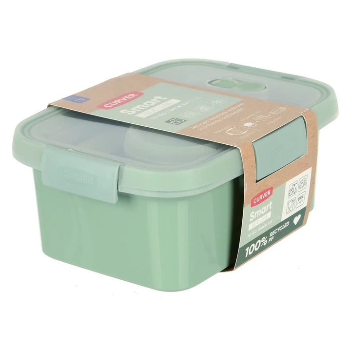 Curver food storage container with clip lock lid for lunches