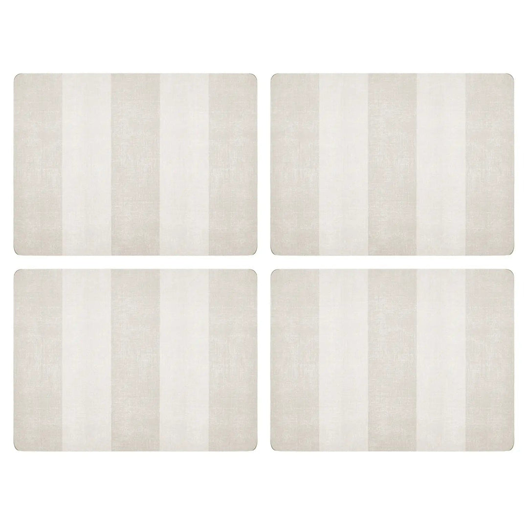 Set of 4 Large Placemats Classic Designs Cork Back Table Mats