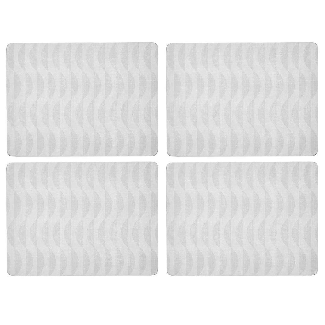 Set of 4 Large Placemats Classic Designs Cork Back Table Mats