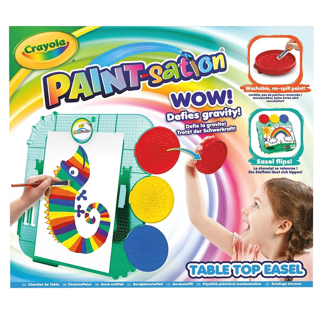 Crayola Paint-sation table top easel in box packaging