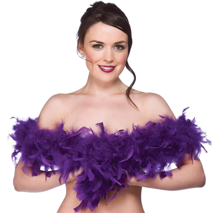 Fluffy Feather Boa Flapper Dance Burlesque Hen Night 1.7m