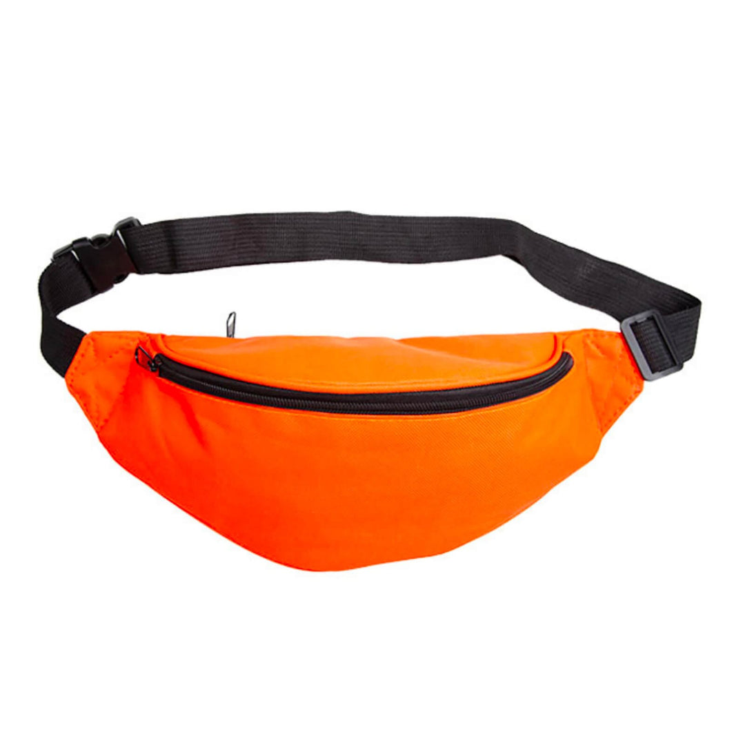 Bum Bag Neon Pattern Festival 80s Travel Belt Fancy Dress Neon Orange