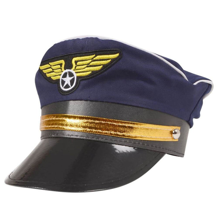 Airline Pilot Hat Captain RAF Flight Officer Fancy Dress