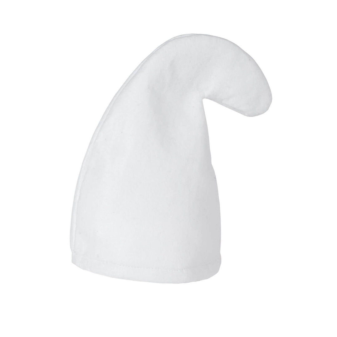 Adults White Gnome Hat 80s TV Cartoon Fancy Dress