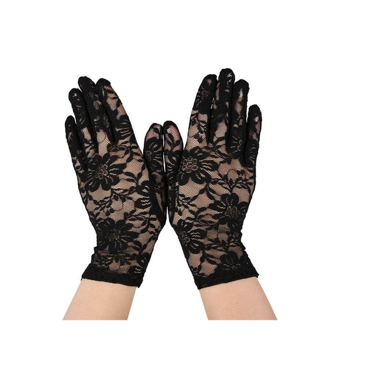 Womens Lace Gloves Fancy Dress Madonna 80s Gothic Queen