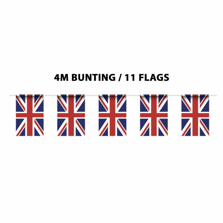 4m Bunting With 11 National Flags Country GB UK Sports