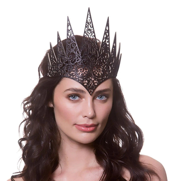 Fantasy Crown Metallic Gothic Queen Medieval Fancy Dress