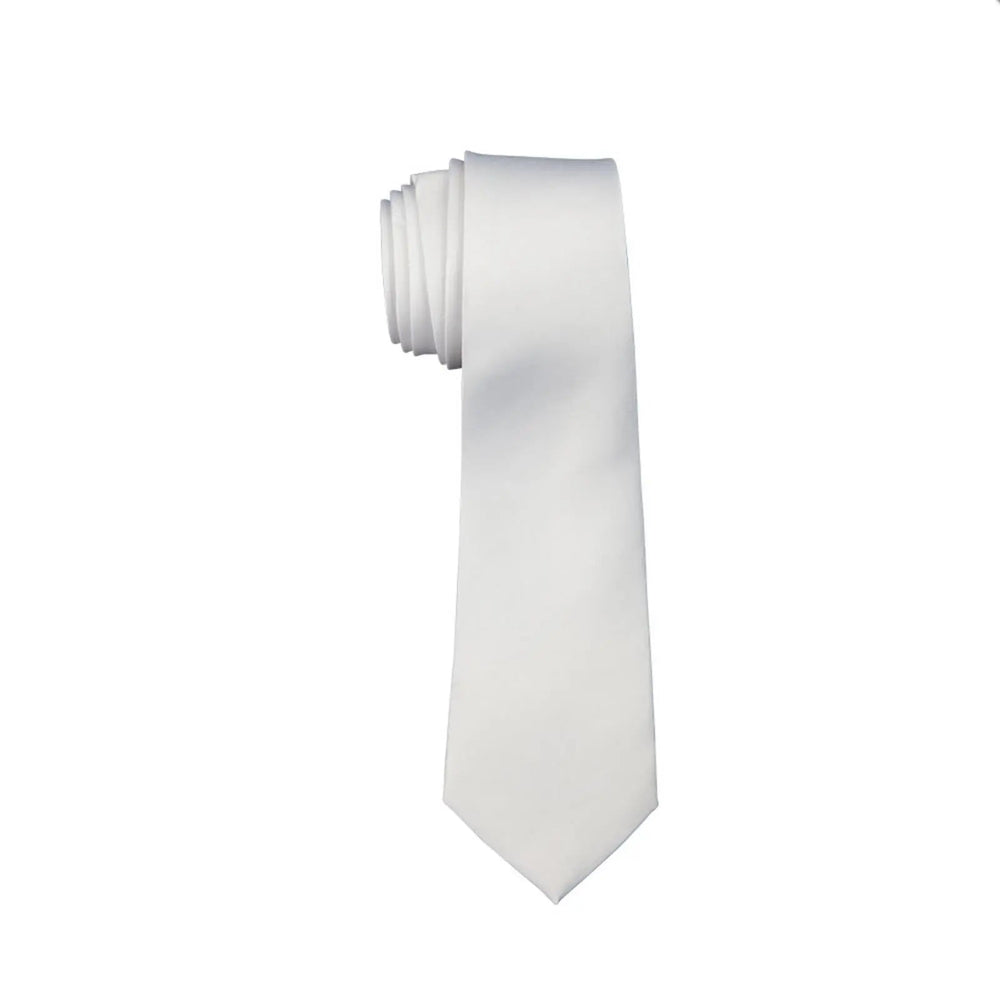 White satin style tie for fancy dress costumes