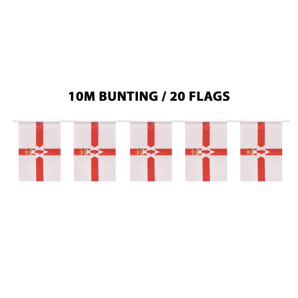 10m Bunting With 20 National Flags Country GB UK Sports Ulster