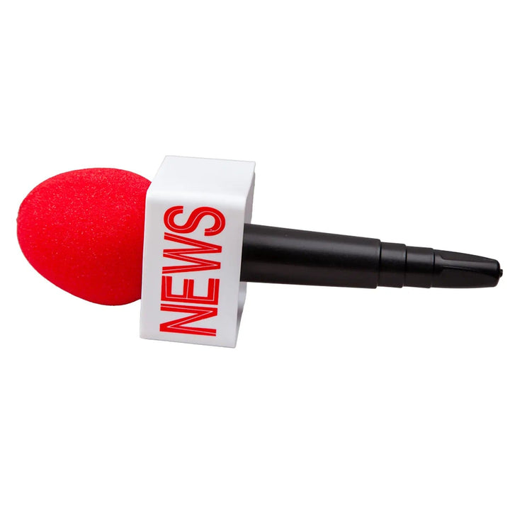 News reporter Microphone accessory for fancy dress costumes