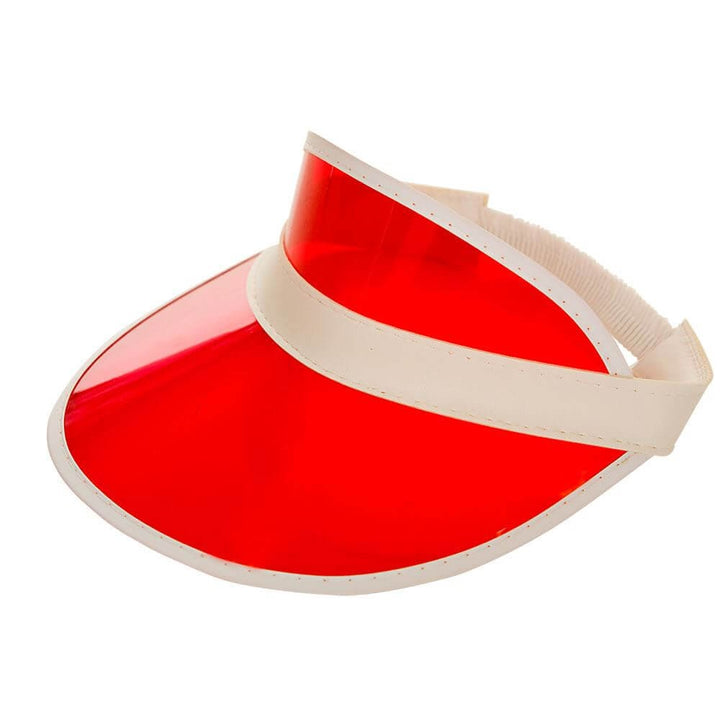 Casino Pub Golf Visor Poker 80s Stag Hen Fancy Dress Red