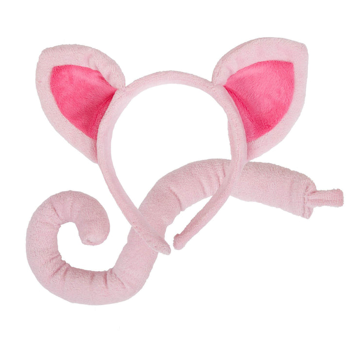Ears &amp; Tail Set Kids Farm Animals Fancy Dress Pets Piggy