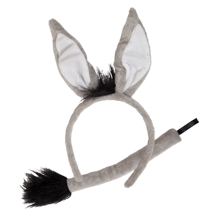Ears &amp; Tail Set Kids Farm Animals Fancy Dress Pets Donkey