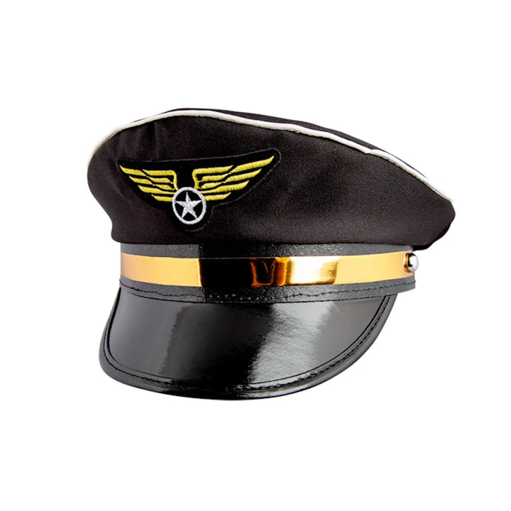 Airline Pilot Hat Captain RAF Flight Officer Fancy Dress