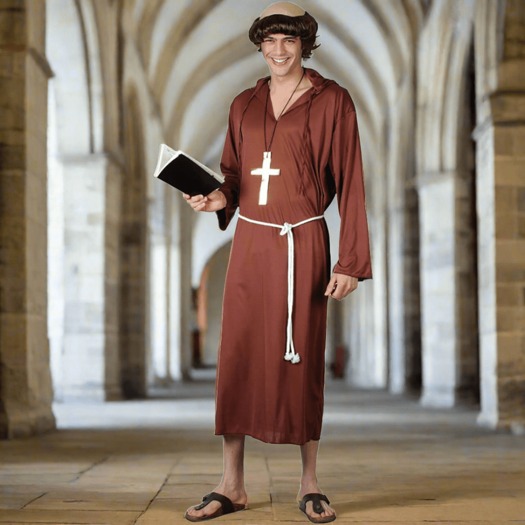 Monk Of The Abbey in abbey corridor