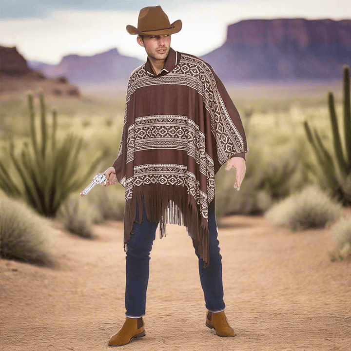 Cowboy Poncho Costume in the Wild West  