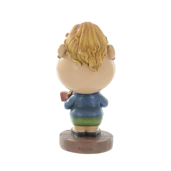 Back view of a figure on a white background