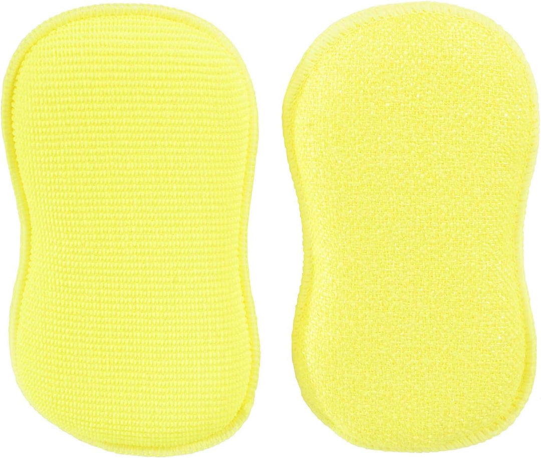 Bulk Pack of 120 Dual Action Cleaning Pads Microfibre Wipe Scrub