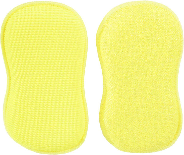 Bulk Pack of 120 Dual Action Cleaning Pads Microfibre Wipe Scrub