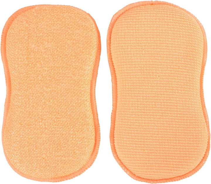 Bulk Pack of 120 Dual Action Cleaning Pads Microfibre Wipe Scrub