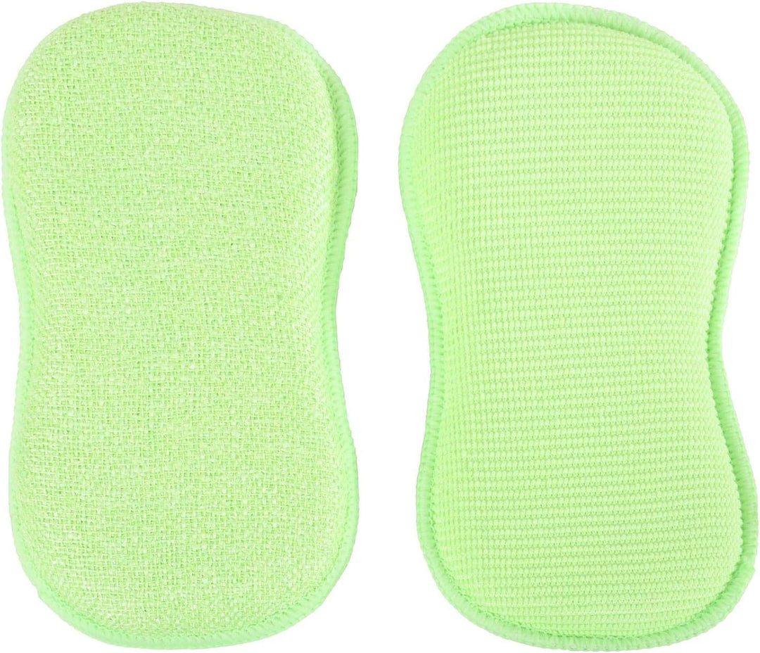 Bulk Pack of 120 Dual Action Cleaning Pads Microfibre Wipe Scrub