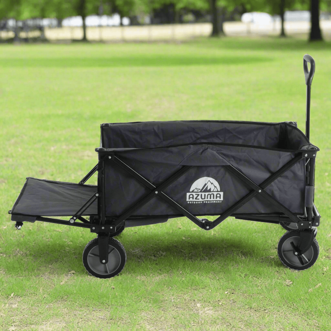 Azuma Folding Wagon Garden Trolley Cart Beach Camping Sports