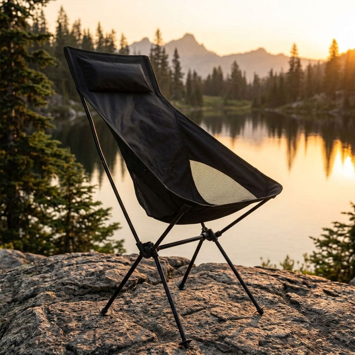Azuma Ultra Light Camping Chair With Bag Picnic Fishing Seat