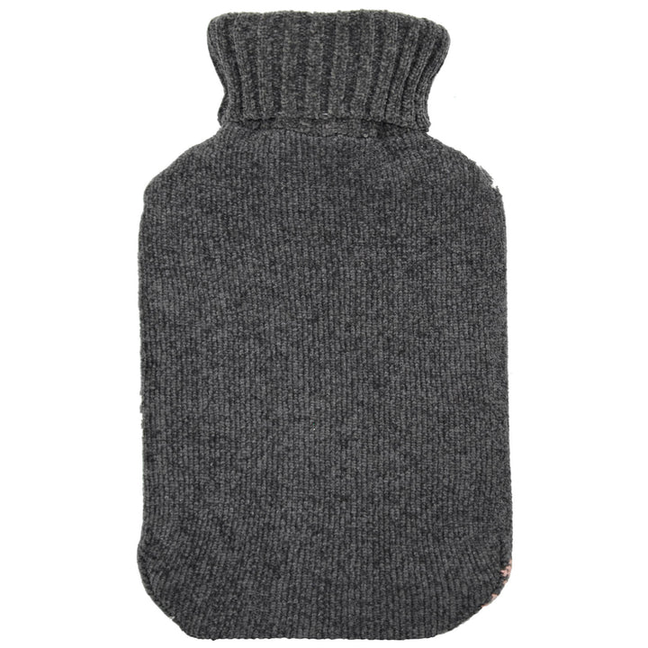 Bulk Pack of 12 Hot Water Bottle Knitted Cover Pink White 2 Litre