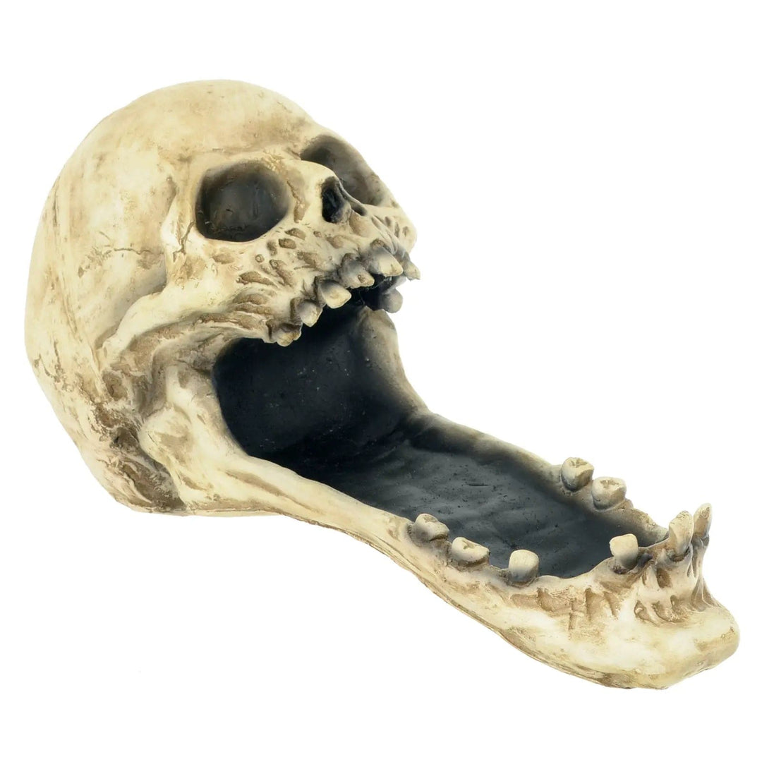 Large Halloween skull candy tray with long jaw tray for holding sweets