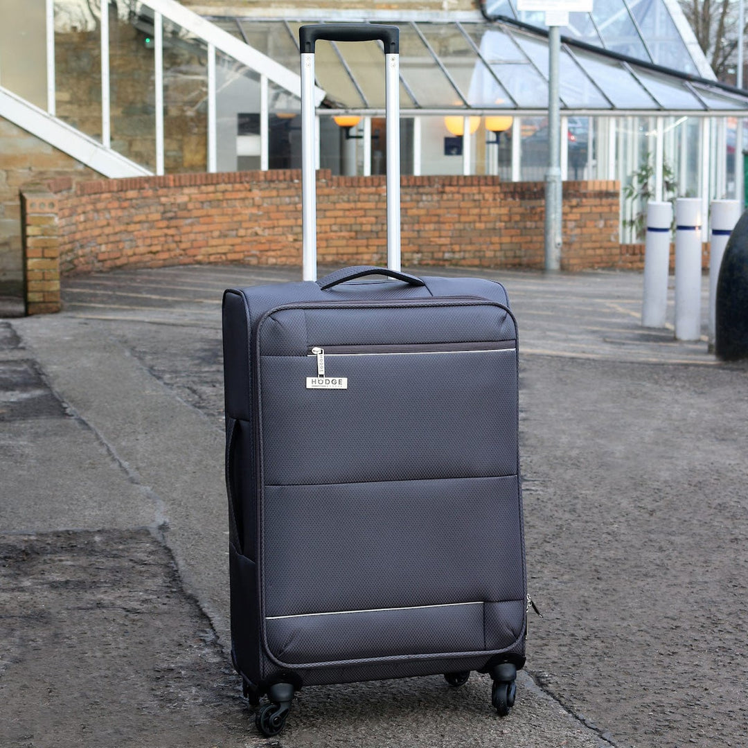 Ultra Light Trolley Case Soft Shell 4 Wheels Suitcase Travel Luggage