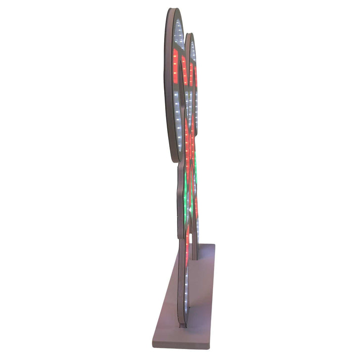 Christmas Infinity Mirror Decoration Double Sided LED Light 60cm