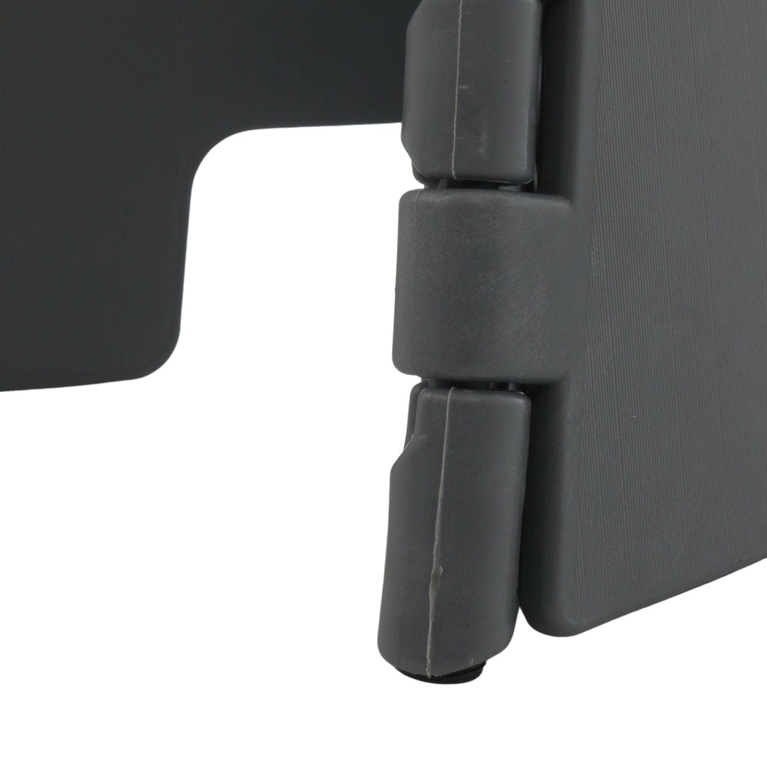 22cm Folding Step Stool Grey Platform Portable Carry Handle Plastic