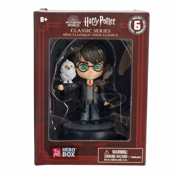 Harry Potter with Owl collectible figure in box packaging from YuMe Hero Box Classic Series