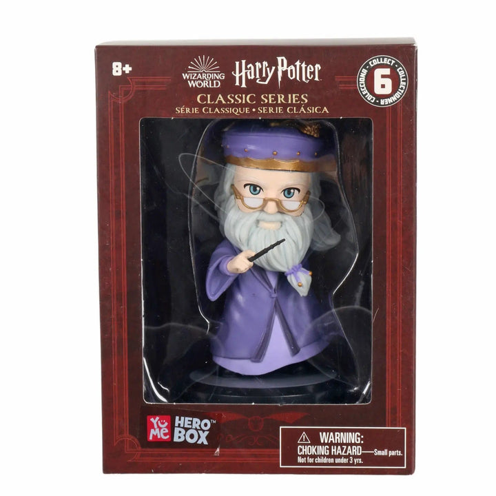 Albus Dumbledore collectible figure in box packaging from YuMe Hero Box Classic Series