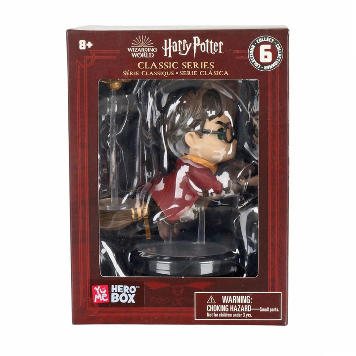 harry Potter on broomstick collectible figure in box packaging from YuMe Hero Box Classic Series