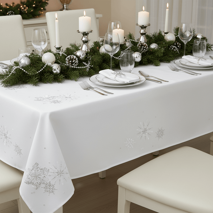 Fabric Christmas Tablecloths Table Covers / Napkins