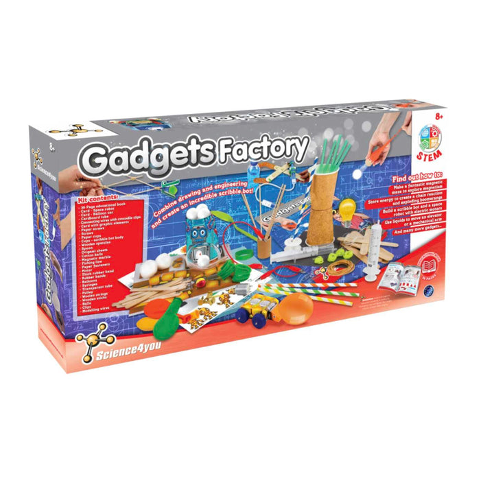 Gadgets Factory - Science Kit, 90+ Contents, 15 Experiments