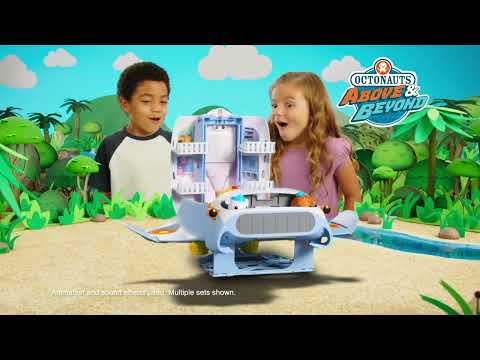 Octonauts Octoray Playset – Transforms, Sounds, Captain Barnacles & More!