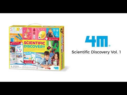 Explore Over 40 Fun STEAM Experiments with 4M Science Discovery Kit for Kids