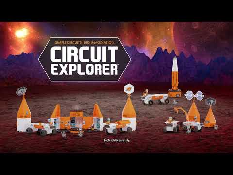 Circuit Explorer Deluxe Base Station Space Construction Kit Age 6+