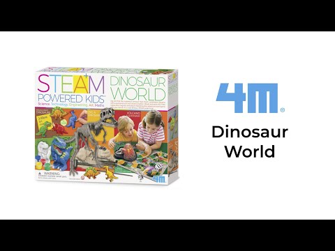 Discover the 4M Dinosaur World Giant Dino STEAM Kit for Kids Aged 5 and Up