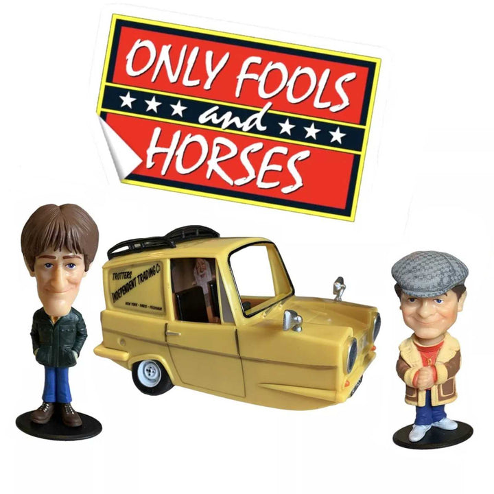 Only Fools and Horses Bobble Head Buddies Trotters’ Three-Wheeled Van Box Set